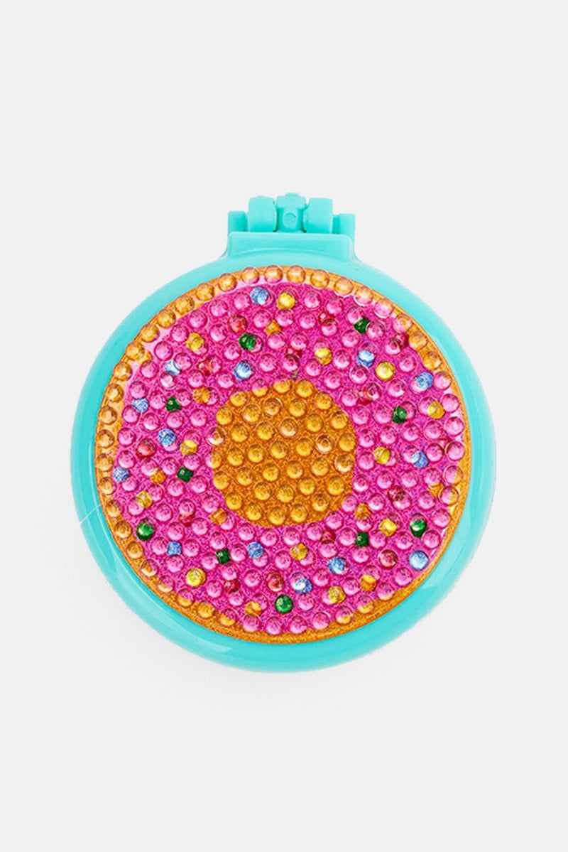Expressions Assorted Bling Pop Up Brush In Canister, Pink and Turquoise - Image 2
